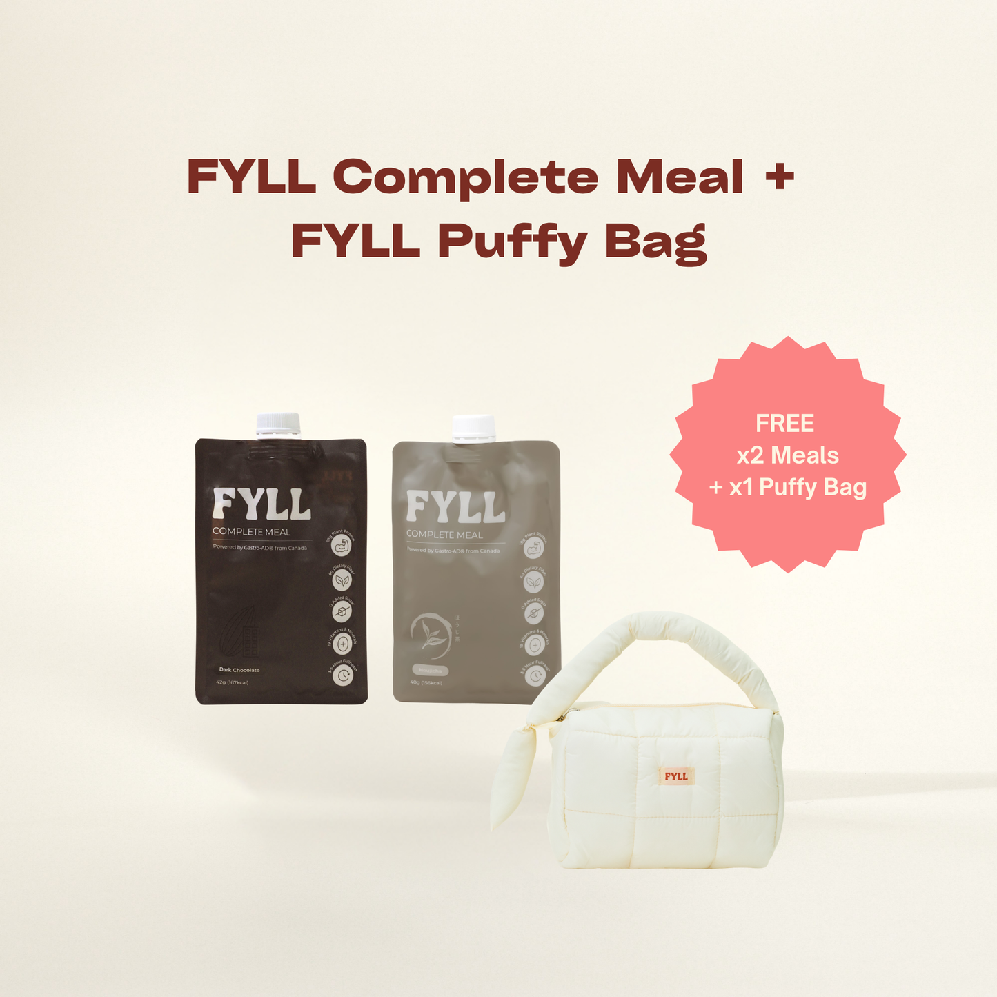 [GWP] 2 Meals + 1 Bag