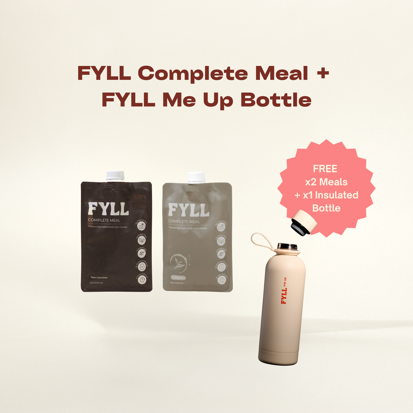 [GWP] 2 Meals + 1 Bottle